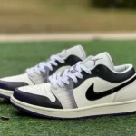 Y Pure Original AJ1 Low White Black Purple Punk Basketball Shoes HF5759-101