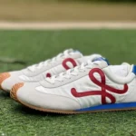 LOEWE Ballet Runner 2.0 Nylon Leather White Red Blue