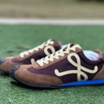 LOEWE Ballet Runner 2.0 Nylon Leather Brown Blue