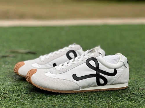 LOEWE Ballet Runner 2.0 Nylon Leather White Grey Black