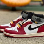 RN Pure Original Air Jordan 1 Union White Grey Red Basketball Shoes HV8563-600