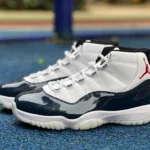 Air Jordan 11 Rare Air White Blue Olympic Blue IH0296-400