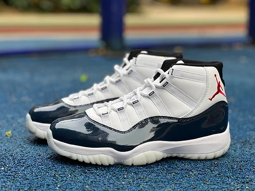 Air Jordan 11 Rare Air White Blue Olympic Blue IH0296-400