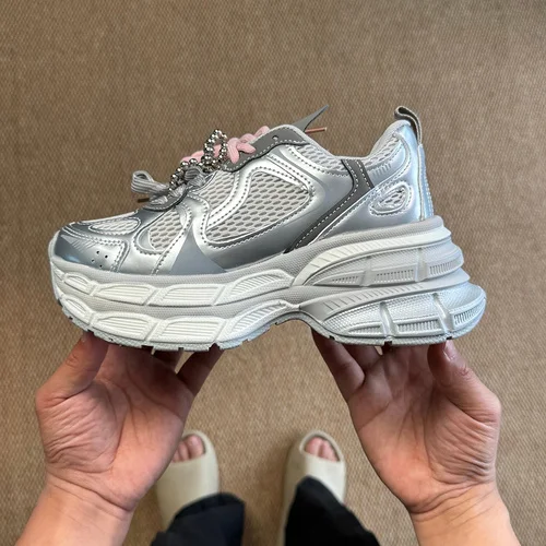 GG-CC Chunky Platform Casual Shoes Distressed Dad Shoes