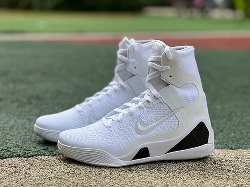 Extinction Pure Original Nike Kobe 9 Halo White Black High Top Basketball Shoes FZ7335-100