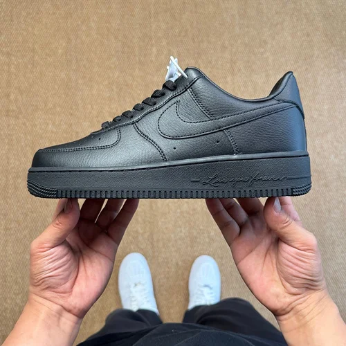 3A Pure Original Air Force 1 AF1 NOCTA Collaboration Black Love You Forever Sneakers CZ8065-001