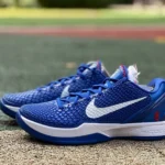 Extinction Pure Original Nike Kobe 6 White Blue Dodgers Low Top Basketball Shoes CW2190-400