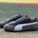 S2 Pure Original Puma Speedcat OG Low Top Retro Casual Racing Shoes Grey Black 403902-03