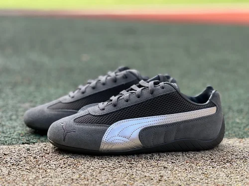 S2 Pure Original Puma Speedcat OG Low Top Retro Casual Racing Shoes Grey Black 403902-03
