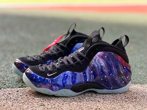 Non-Real Carbon Fiber Nike Air Foamposite One Galaxy Retro Basketball Shoes FQ4303-400