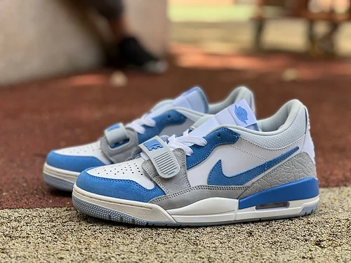 AJ312 White Grey Blue Low Top Sneakers Air Jordan 312 CD7069-141