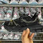 VG Pure Original Balenciaga Phantom Sneaker 3XL Black Chain Lock W3XPL1882