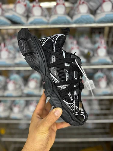 VG Pure Original Balenciaga Phantom Sneaker 3XL Black White Bands