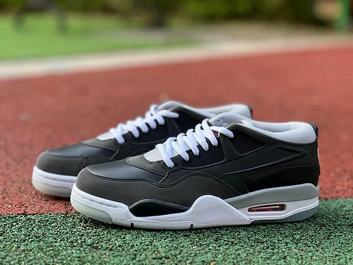 AJ4 Low Black Grey White NIKE AIR JORDAN 4 RM PRM HV5184-010