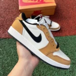 AJ1 Rookie Low White Brown Low Top Retro Basketball Shoes CZ0790-107