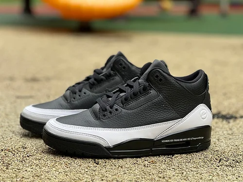 AJ3 Black White Lightning Sneakers DA3595-001