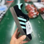 Adidas Originals Gazelle Indoor Black Green JR7112