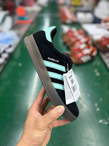 Adidas Originals Gazelle Indoor Black Green JR7112