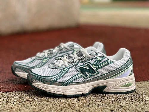 NB740GR2 White Green Sneakers