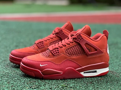 GX Pure Original AJ4 Red Brick Orange Brown Low Retro Basketball Shoes HF4340-800