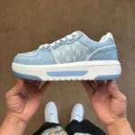 MLB Chunky Liner College Style Platform Sneakers Light Blue 3ASXD065N (GP002)