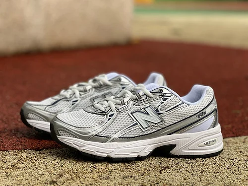 Pure Original NB 740 White Silver Sneakers