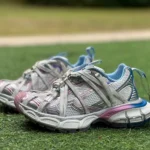 Y Pure Original Balenciaga 3XL Spider Strap White Pink Blue Sneakers