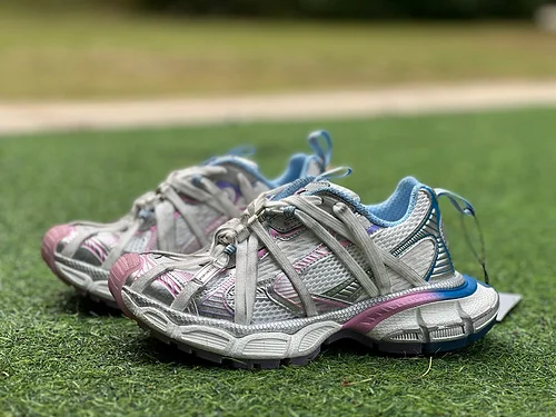 Y Pure Original Balenciaga 3XL Spider Strap White Pink Blue Sneakers