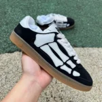 AMIRI Pacific Bones Black White Sneakers