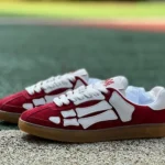 AMIRI Pacific Bones White Red Sneakers