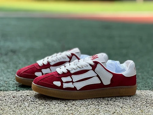 AMIRI Pacific Bones White Red Sneakers