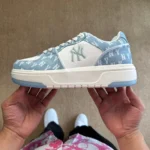 MLB Chunky Liner College Style Platform Sneakers Light Blue White 3ASXS015N (GP002)