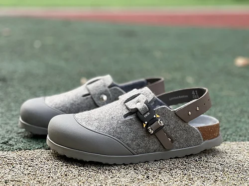 Dior Birkenstock Tokio Dark Grey Sandals