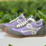 LOEWE Ballet Runner 2.0 Nylon Leather Grey Purple