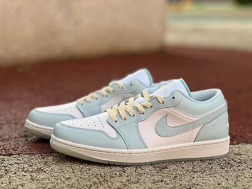 AJ1 Low White Blue Sneakers