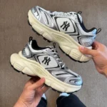 MLB Winner Chunky Cyber Dad Shoes Ivory White Silver 3ASHWD15N (GP020)