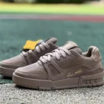 LOUIS VUITTON Trainer Denim Brown Sneakers