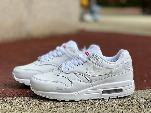 Nike Air Max 1 White Supreme Sneakers