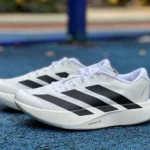 Adidas Adizero Evo SL White Black Marathon Running Shoes JH6206