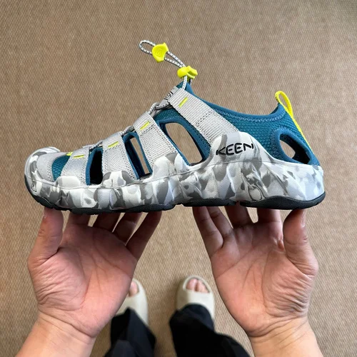 KEEN HYPERPORT H2 Grey Blue Water Shoes Sandals