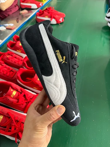 CS Version Puma Speedcat OG White Red Racing Sneakers 398846 01 CS