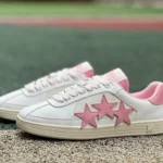 AMIRI Pacific Leather White Pink Sneakers