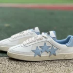 AMIRI Pacific Leather White Blue Sneakers