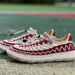 KEEN Woven White Red Shoes