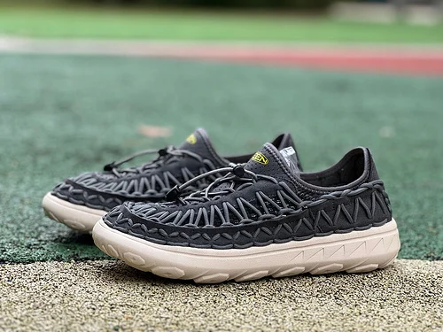 KEEN Woven Black White Shoes