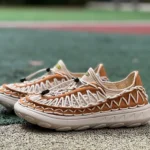 KEEN Woven White Orange Shoes