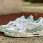 AJ312 White Green Low Top Sneakers Fq7827-103