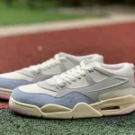 AJ4 Low White Grey Blue Pink Sneakers WMNS IB4466-025