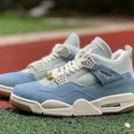 AJ4 Denim Worn Blue Sneakers IB6716-100