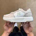 MLB Chunky Liner College Style Platform Sneakers Denim Beige Pink 3ASXS015N (GP002)